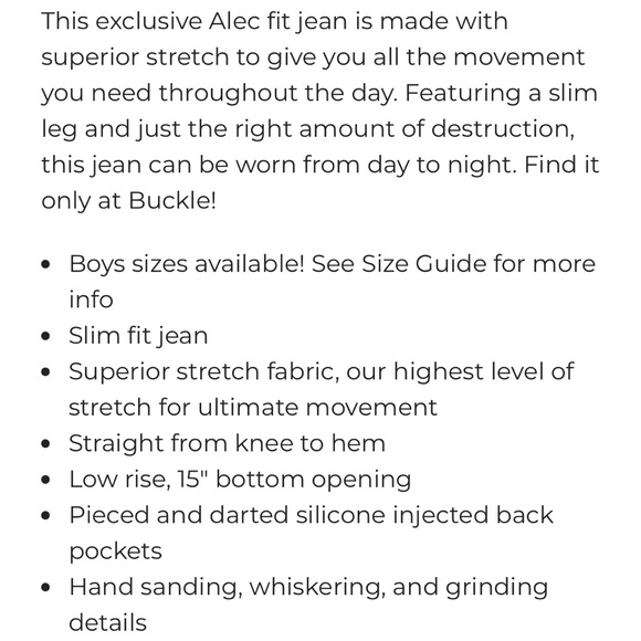 BKE Faded Blue Denim Jeans - Picture 11 of 11